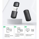 Wi-Fi адаптер Ugreen 20204, 2.4GHz/5GHz