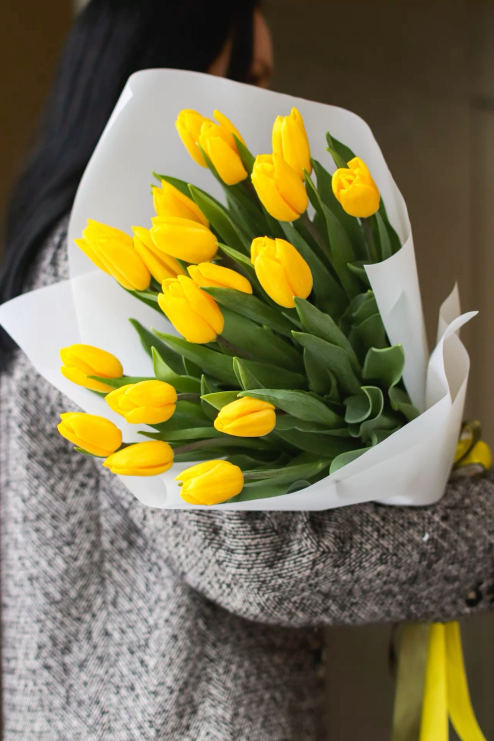 Букет из желтых тюльпанов "Yellow Tulips"