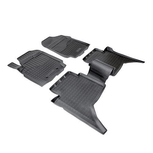 Ковры в салон Norplast/Unidec для Ford Ranger (2011-), Черный, Double Cab, арт.NPA11-C22-600