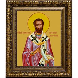 Артема Листрийский, епископ, апостол от 70-ти. Икона на холсте