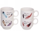 Набор кружек на стойке 200мл «Волшебное перышко»