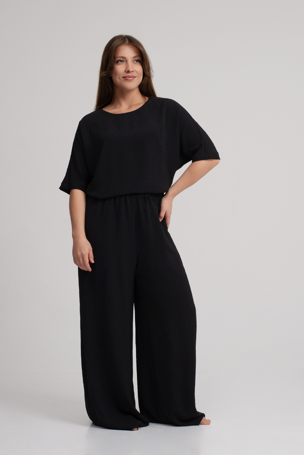 Брюки женские 4558В, черный #30Ч024558В