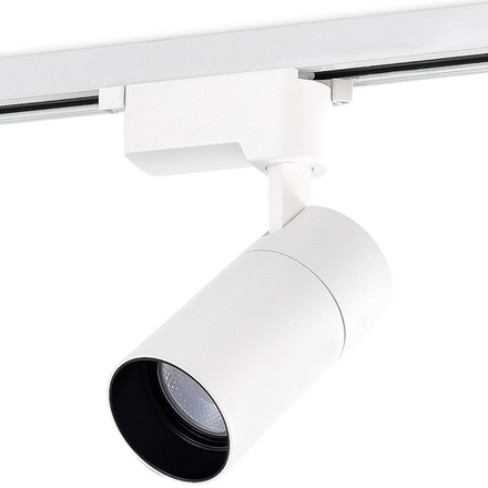 Donel, св-к трековый, 15Вт, D65хH130мм, 1200Лм, 36°, 4000К, IP20, Ra>80, белый, блок питания в компл