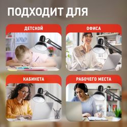 Настольный светильник ЭРА N-214-E27-40W-BK черный