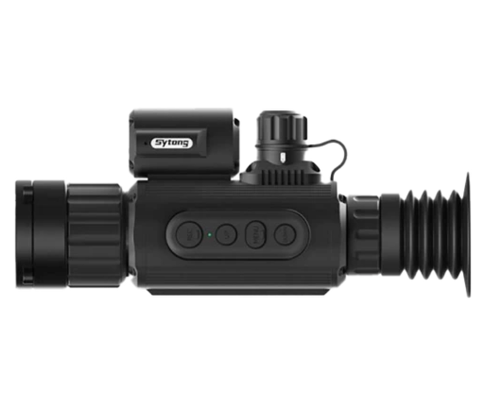 Тепловизионный прицел Sytong AM06-50LRF с дальномером (640х512, х2.5-20, ø50мм, Wi-Fi, до 3850 м)