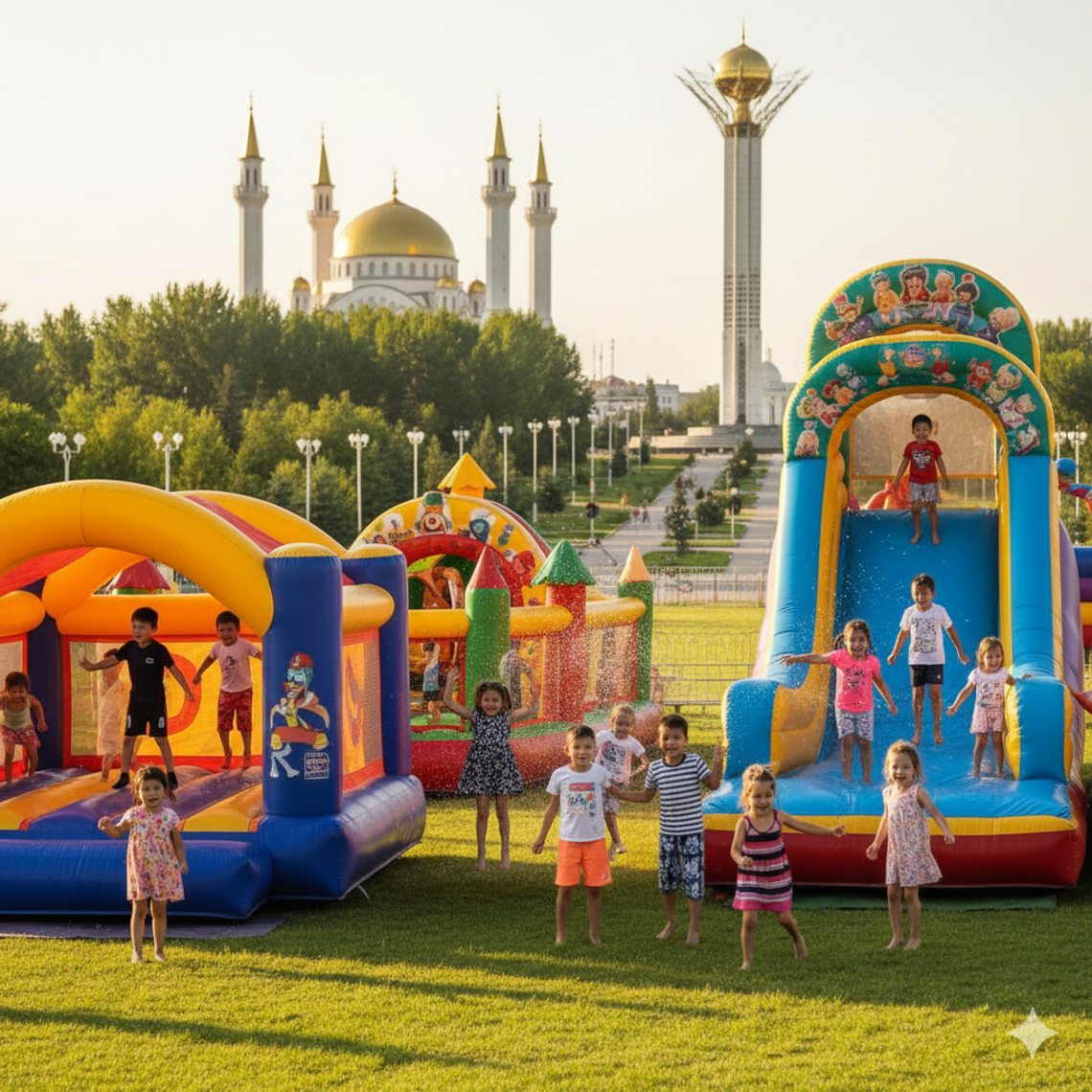 Надувной батут купить в Актобе – БатутМастер 🎪