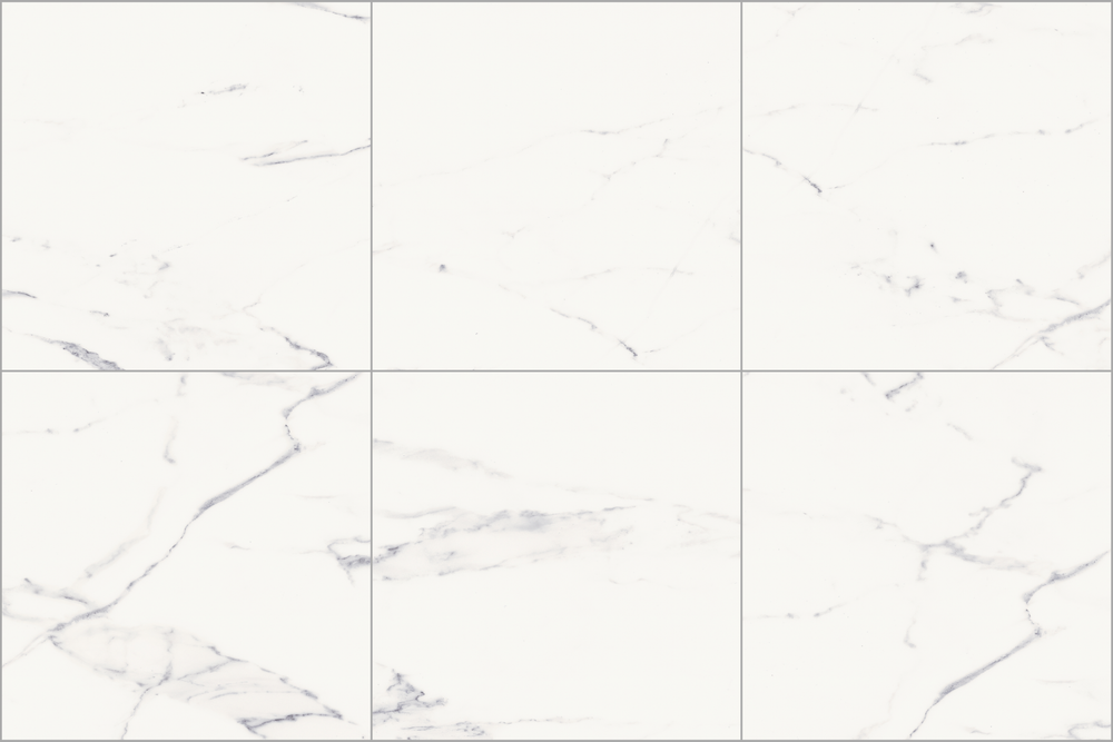 Керамогранит LB Ceramics Бьянка Каррара 45x45 см 1.62 м² матовый цвет белый