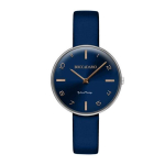 Часы Boccadamo PinUp Blue PU008 BL с кожаным ремешком, минеральным стеклом