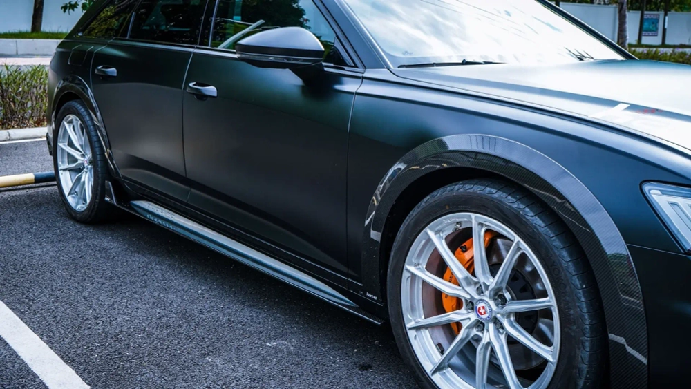 Карбоновые юбки для AUDI A6 ALLROAD C8 2020+ Ауди обвес