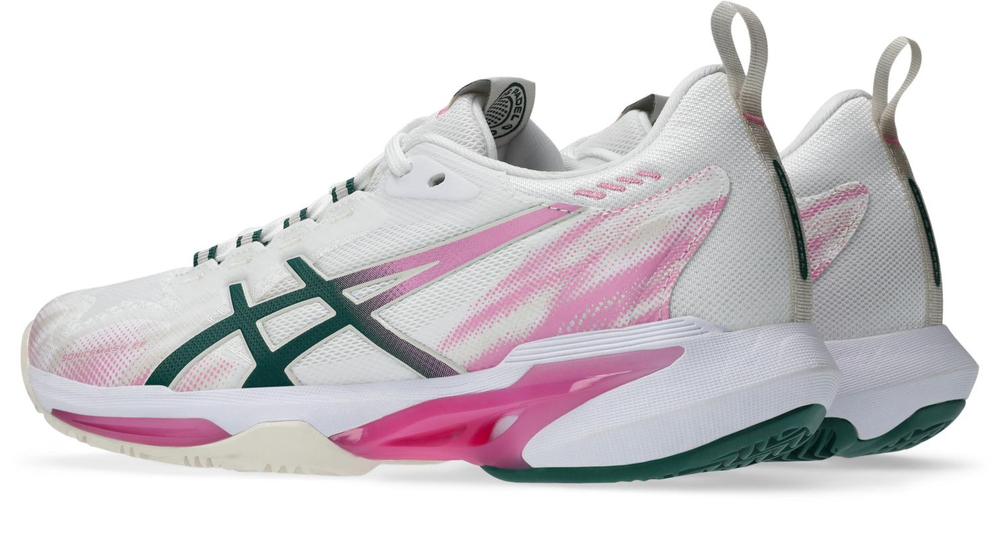 Женские кроссовки для Падел Asics Sonicsmash FF - white/jewel green