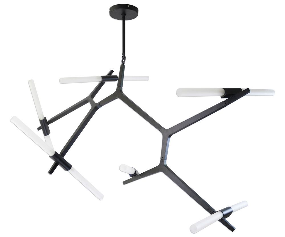 Kink Light 07531-12,19 Люстра Никс черный G9 60W