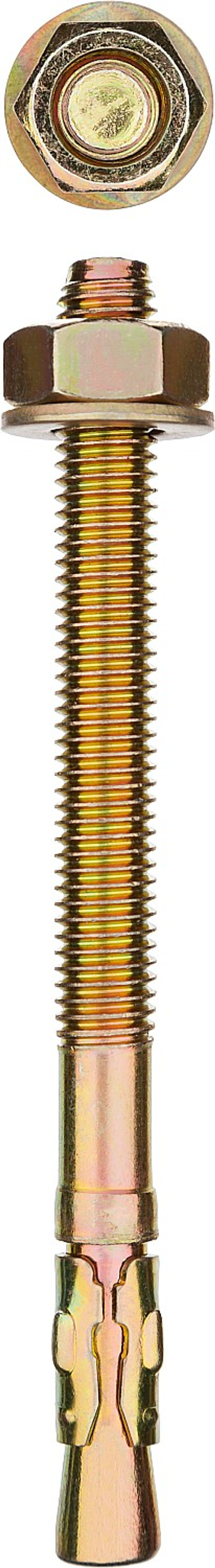 ЗУБР М16 х 105 мм, 10 шт, клиновой анкер (302032-16-105)