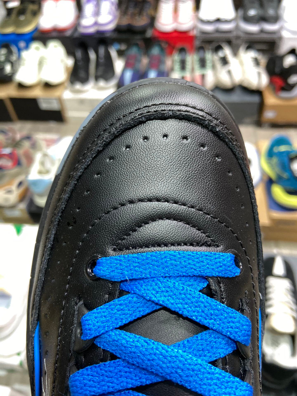 Off-White x Air Jordan 2 Low «Black Blue»