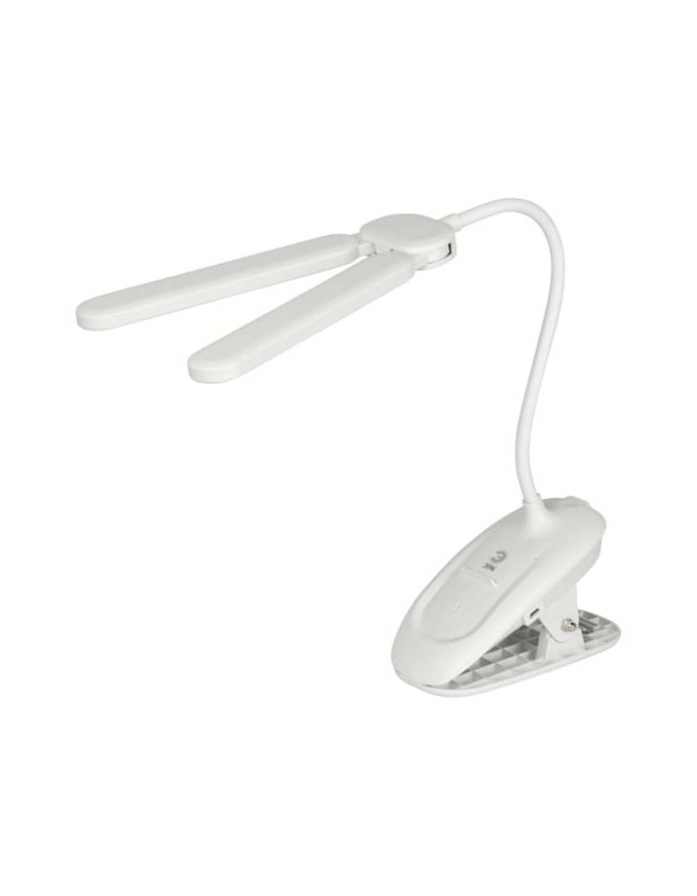 ЭРА Б0057207 Настольный светильник NLED-512-6W-W светодиодный аккумуляторный на прищепке белый