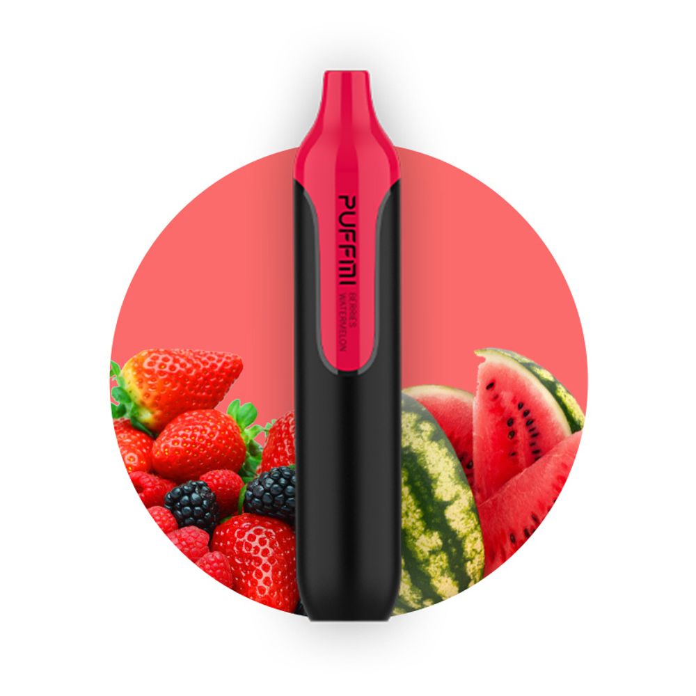 Одноразовая электронная сигарета Vaporesso PuffMi - Berries Watermelon (1500 затяжек) Одноразовая электронная сигарета Vaporesso PuffMi - Berries Watermelon (1500 затяжек)