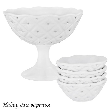 Lenardi 110180 Набор для варенья СЕВЕРНОЕ СИЯНИЕ в под.упак (х8) Керамика