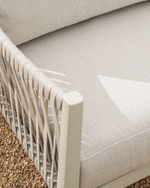 Комплект садовой мебели Aleria из бежевого алюминия и веревки