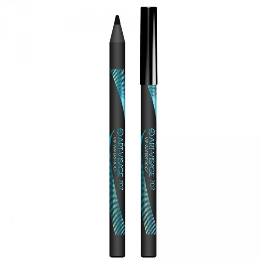 Водостойкий карандаш для глаз ART-VISAGE VIP Waterproof Eyeliner Pencil - 707