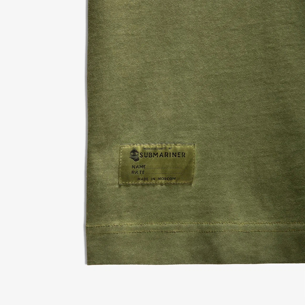 TSHRT_VNTG_GMD Basic Logo Military Khaki