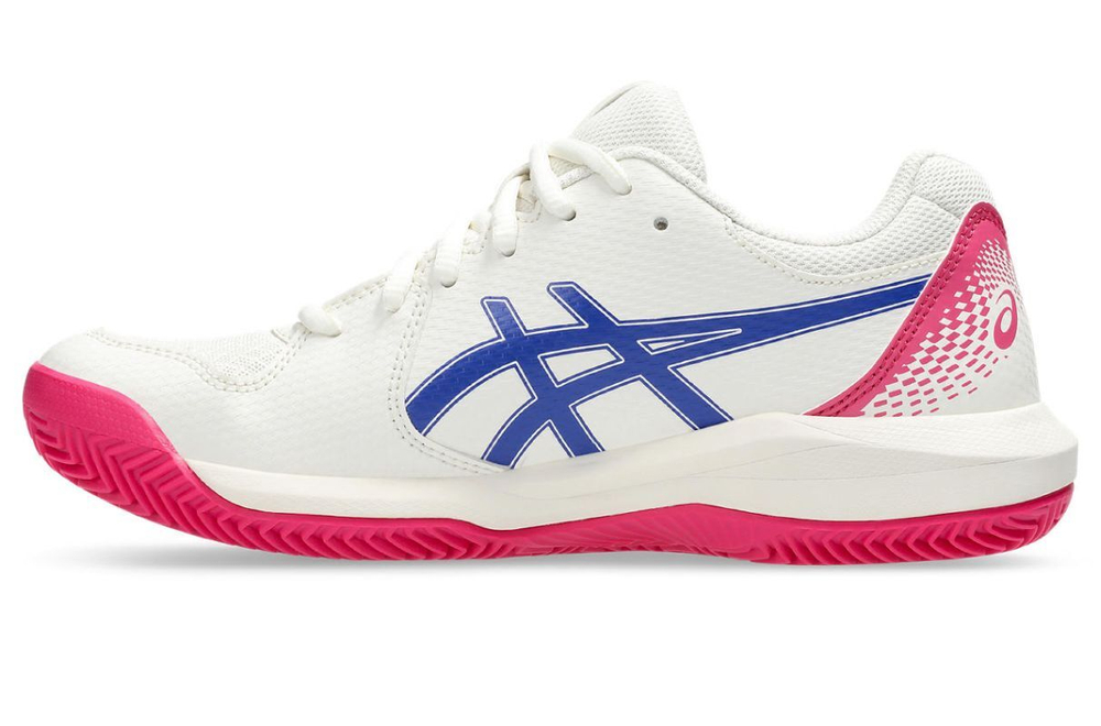 Женские Кроссовки теннисные Asics Gel-Dedicate 8 Clay - кремовый/темный кобальт