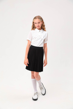 Блуза с коротким рукавом трикотажная для девочки DELORAS Z63214S
