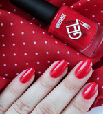 LuxVisage ЛАК для ногтей GEL finish тон 07 КОРОЛЕВСКИЙ КРАСНЫЙ 9мл