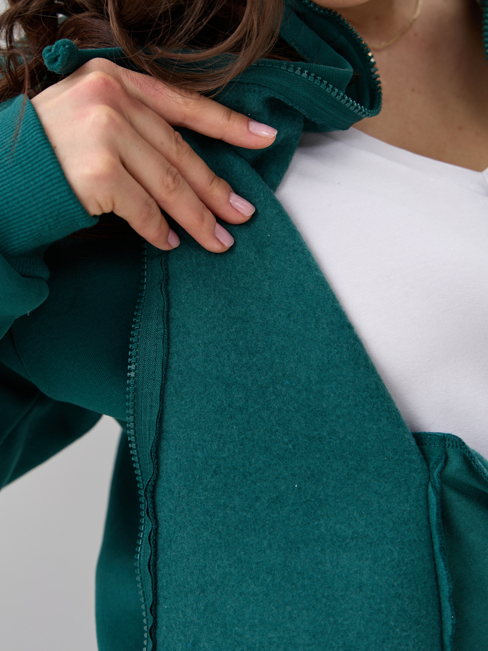 Олимпийка Офн-055/изумрудный