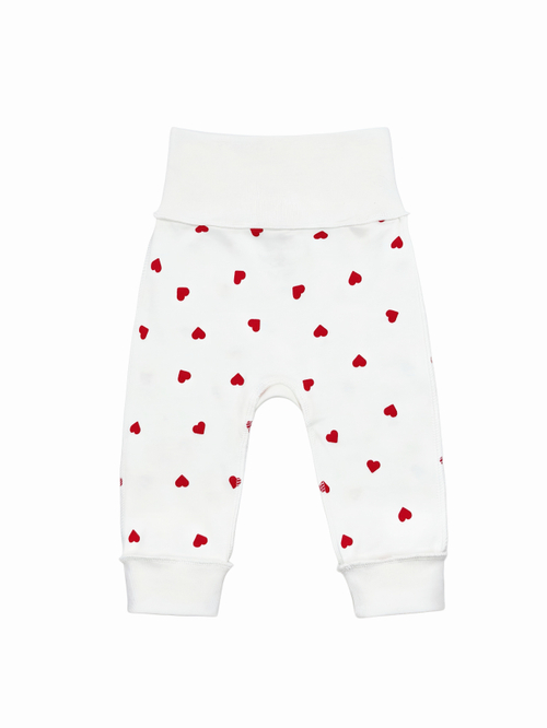 Штанишки Сердечки red (56,62)