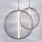 734067 Люстра SOLE 23W LED 1856LM 120G ЧЕРНЫЙ МАТОВЫЙ 3000K