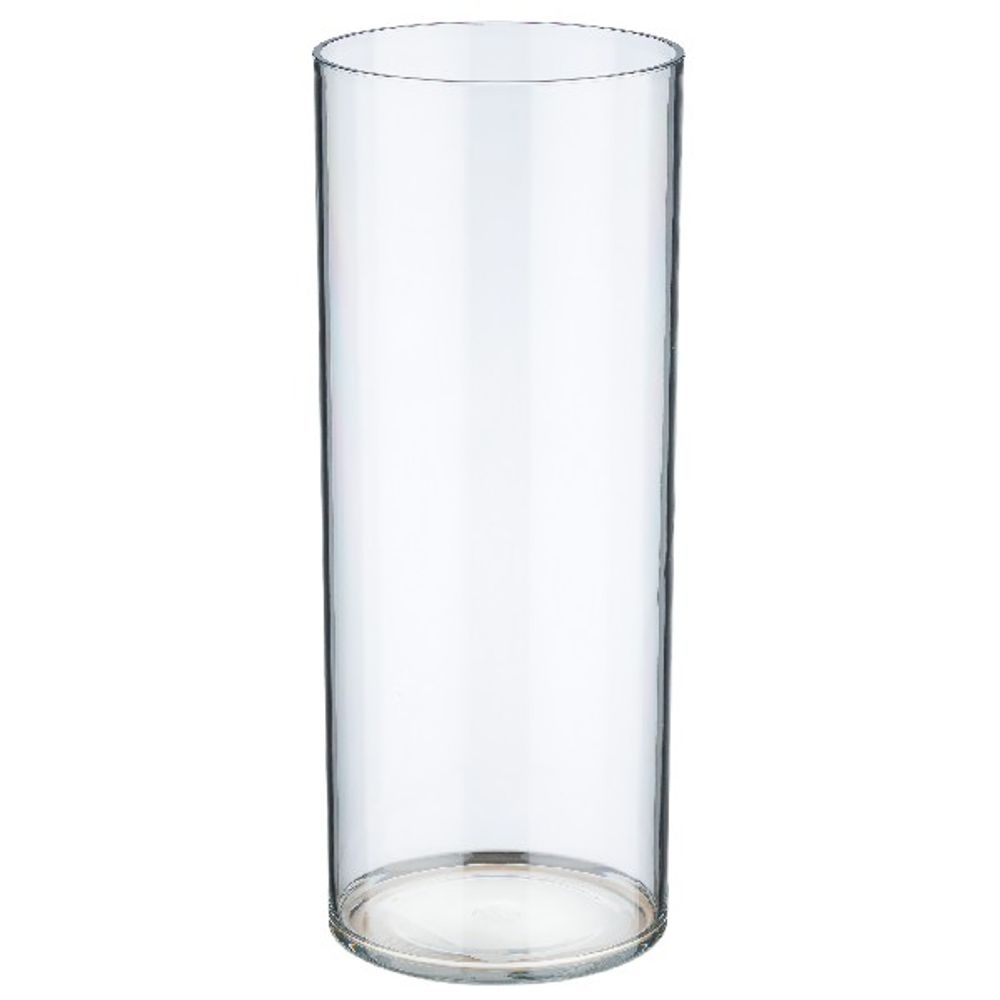 Вазон "Round" (пластик) D10xH25см (Прозрачный)
