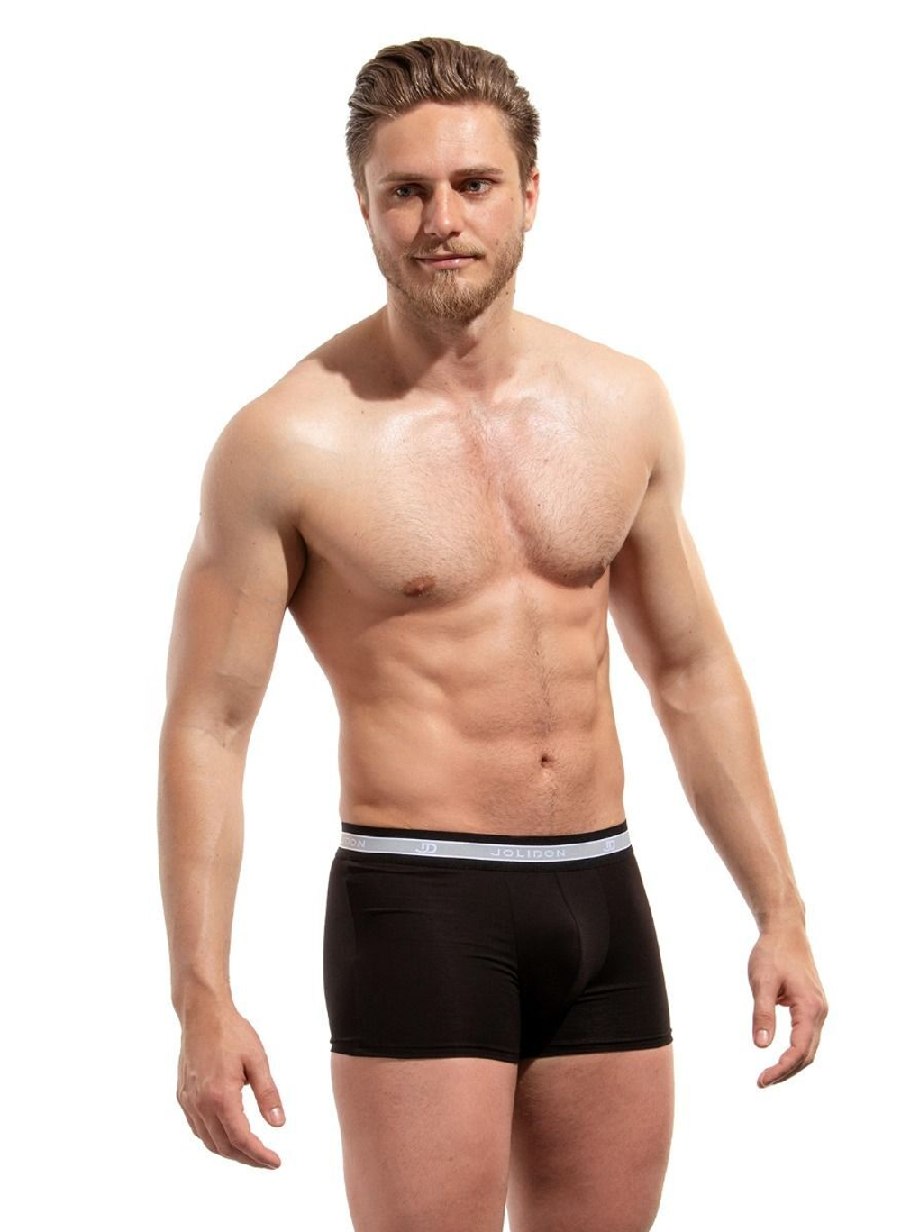 Мужские боксеры с резинкой в полоску (Размер: XXL) (Цвет: белый)