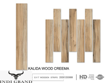 Керамогранит Carving 20x120cm GVT Matt Finish Kalida Wood Creema