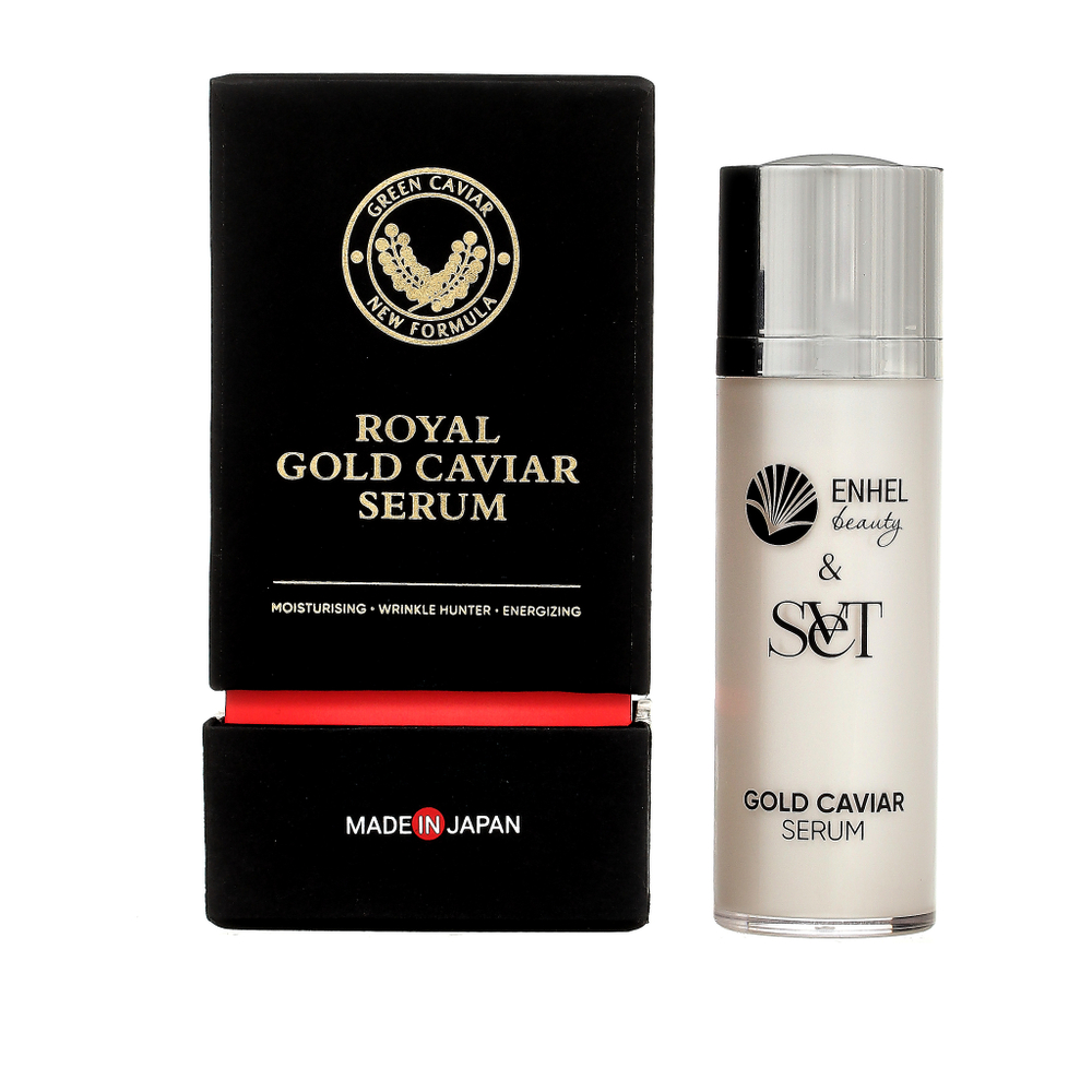 Коллагеновая сыворотка для лица Royal Gold Caviar Serum Enhel Beauty