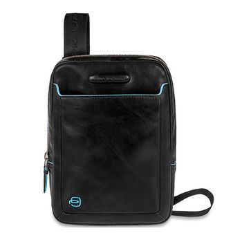 Сумка мужская Piquadro Blue Square черная телячья кожа (CA3084B2/N)