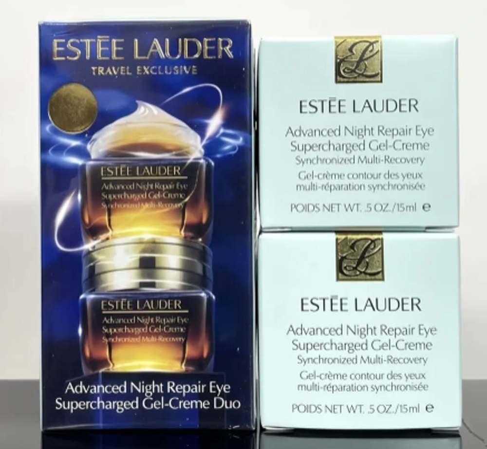 Estee Lauder набор кремов для кожи вокруг глаз Advanced Night Repair Supercharge Your Eyes 2*15мл