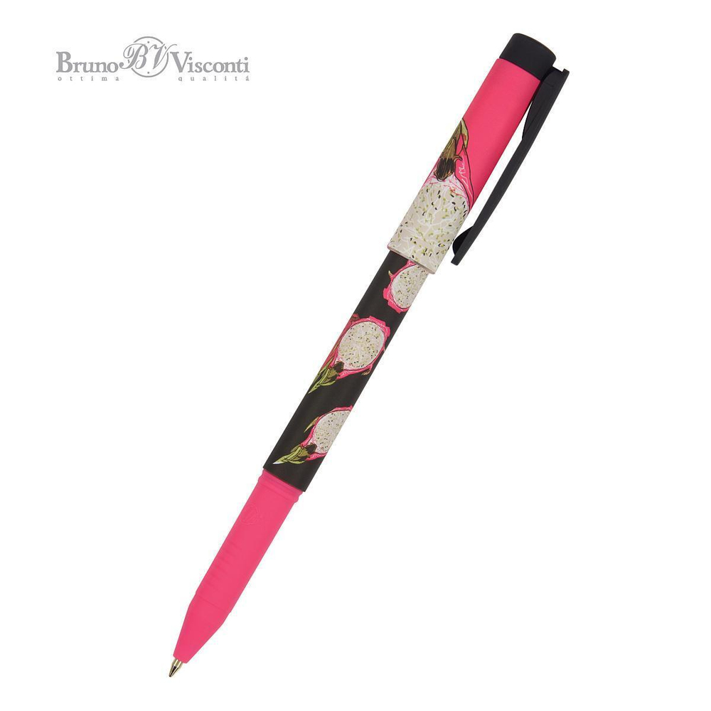 Ручка шариковая 0.7мм, синяя "FreshWrite. Fresh & fruity. Питахайя" (Bruno Visconti)