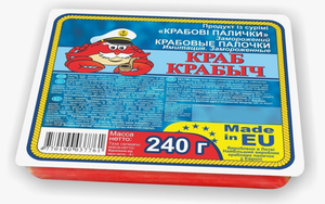 КРАБОВЫЕ ПАЛОЧКИ КРАБ КРАБЫЧ 240ГР VICI
