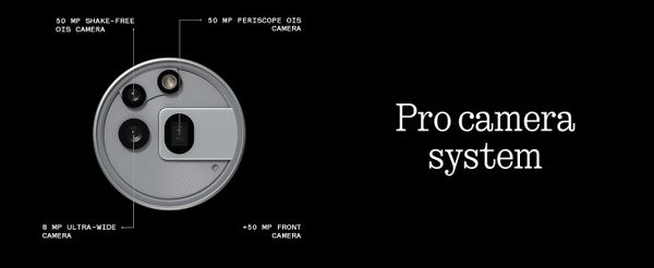 Смартфон Nothing phone (3a) Pro 12/256 ГБ, Dual nano SIM + eSIM, Черный | Black