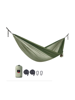 Гамак Naturehike NH21DC011 340T двухместный ультралегкий зеленый, 6927595713570
