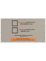 Рамка для постера и фотографий 35x80