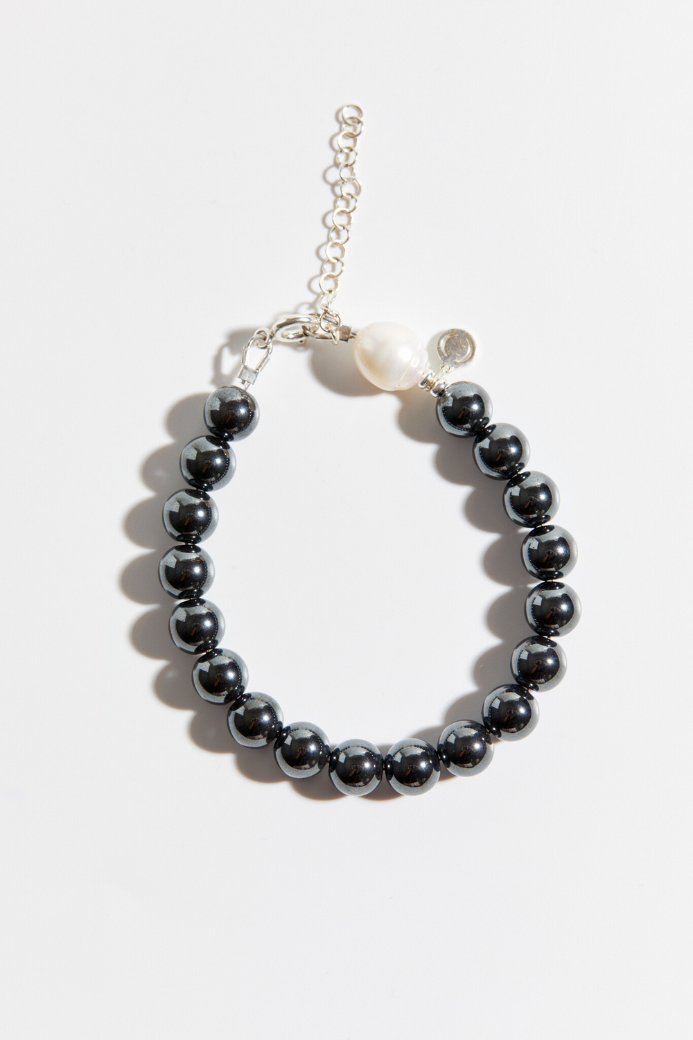 Браслет GROUNDED AND HAPPY из гематита