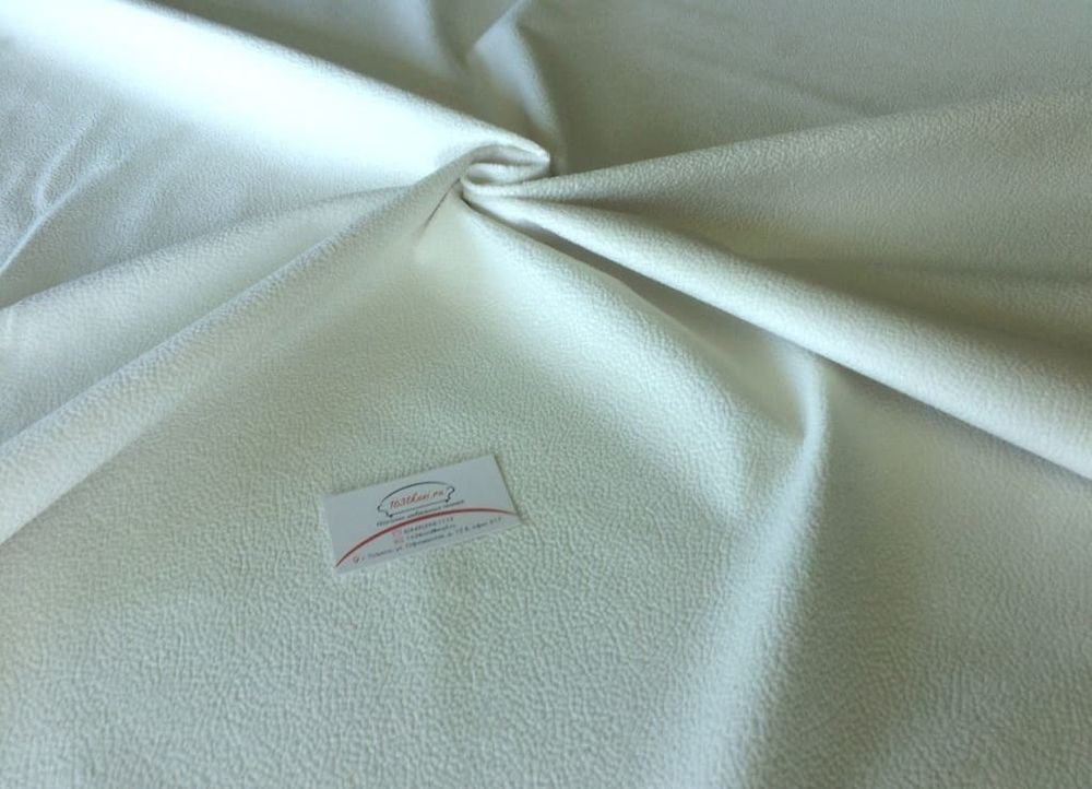 Велюр Бизон белый