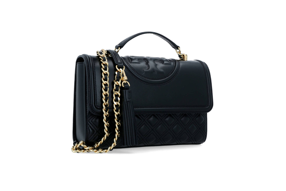 Skórzana наплечная сумка FLEMING TORY BURCH - черный(76997)