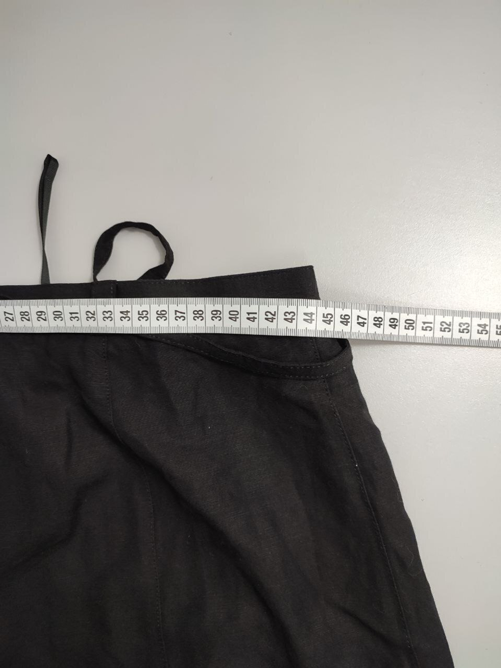 Юбка лаконичная черная 48 размер