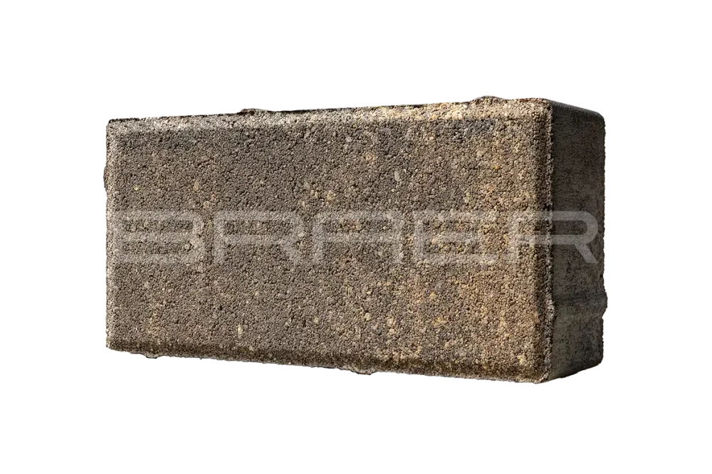 Тротуарная плитка Braer Прямоугольник, Color Mix Каштан, 40 мм