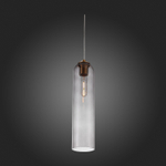 SL1145.343.01 Светильник подвесной ST-Luce Латунь/Дымчатый E27 1*60W CALLANA