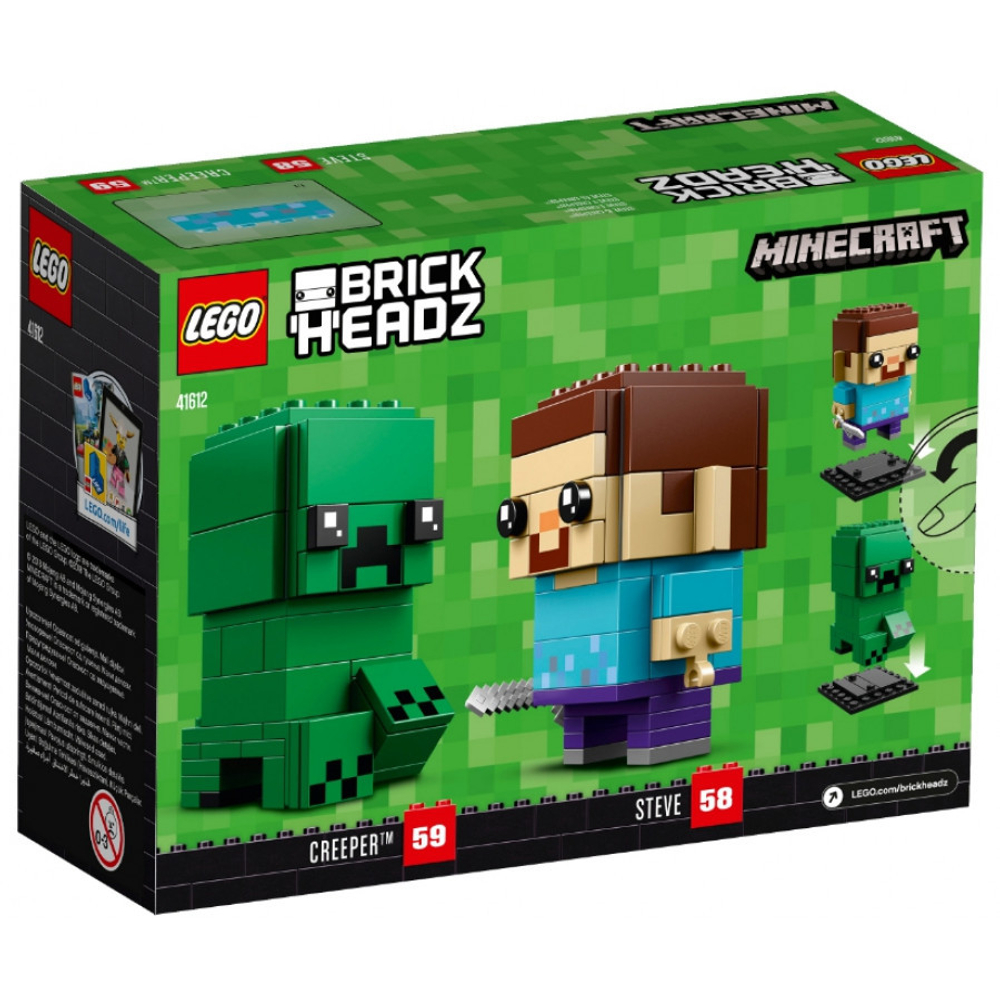 LEGO BrickHeadz: Стив и Крипер 41612 — Steve & Creeper — Лего БрикХедз
