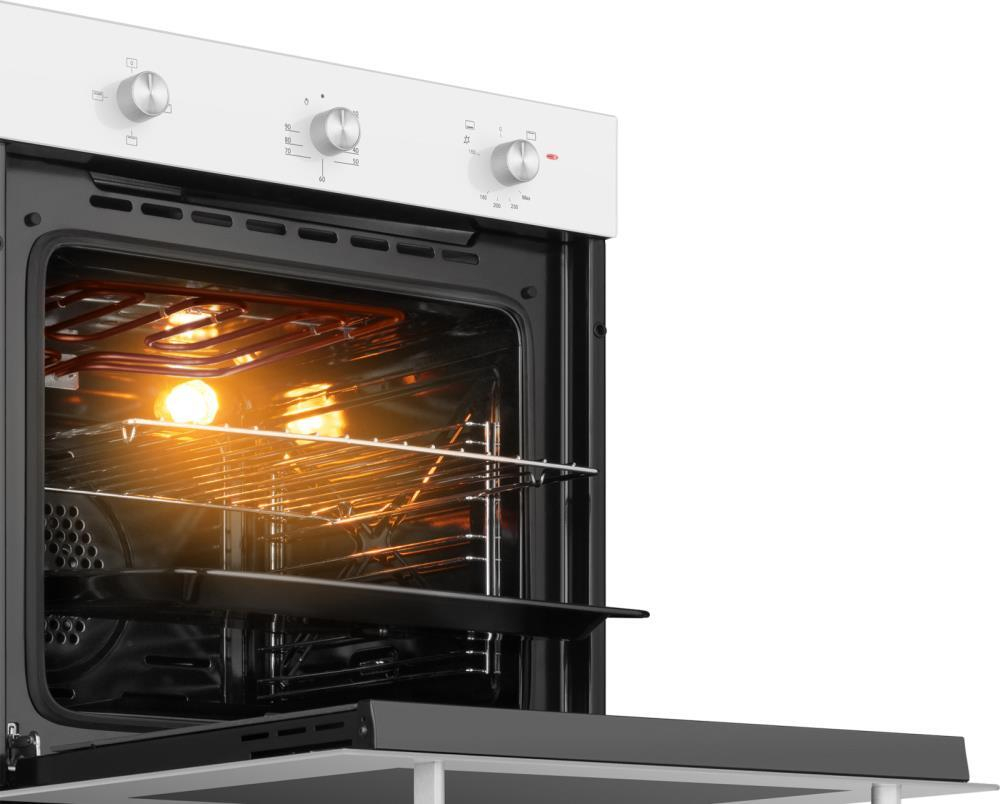 Духовой шкаф Weissgauff GAS WGO 702 WHITE GLASS
