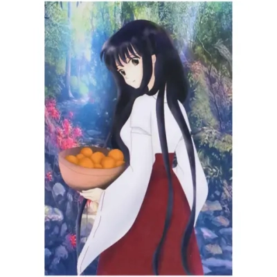 Алмазная мозаика на подрамнике с полным заполнением «МИР ЯРКИХ КРАСОК», Хина с фруктами, 20*30 см