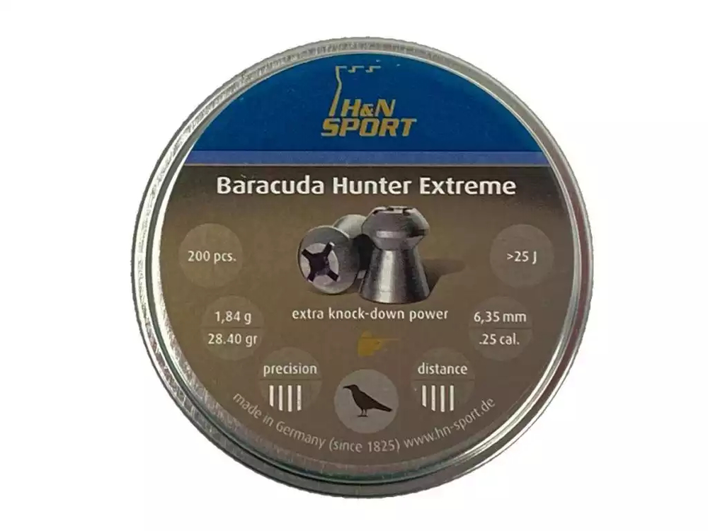 Пуля пневм. 6,35 H&N Baracuda Hunter Extreme, 1,84г, 200 шт/бан
